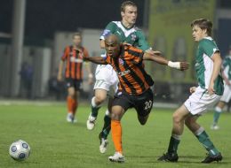 Pavel Kutas, Yevgeny Lozinsky and de Souza Douglas Costa