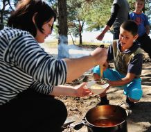 Участники лагерного сбора «Сосновая Сечь-2010»