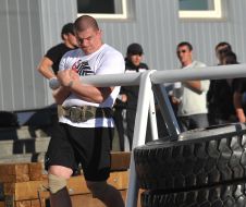 Participant of the tournament ”The strongest man in Donbass”