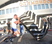 Participant of the tournament ”The strongest man in Donbass”