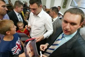 Vitaly Klichko and Yaroslav Mesyats