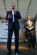 Vitaly Klichko and Yaroslav Mesyats