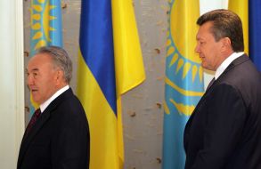 Viktor Yanukovich and Nursultan Nazarbayev