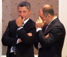 Viktor Pinchuk and Yury Boyko