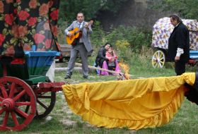 Participants of the Gipsy art festival