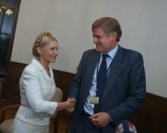 Yuliya Timoshenko and Antonio Lopez-Isturiz