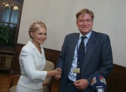 Yuliya Timoshenko and Antonio Lopez-Isturiz