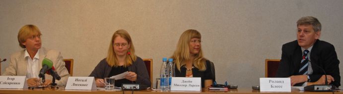 Press-conference participants