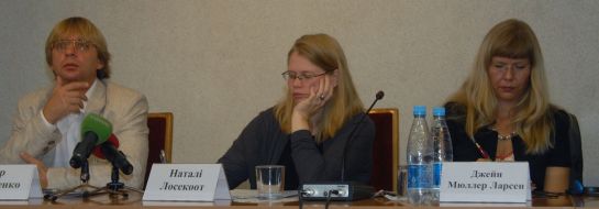 Igor Slisarenko, Natali Losekoot and Jane Muller Larsen