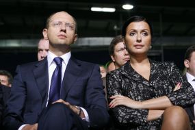 Arseniy Yatsenyuk and Tereziya Yatsenyuk