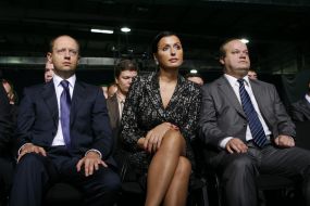 Arseniy Yatsenyuk and Tereziya Yatsenyuk