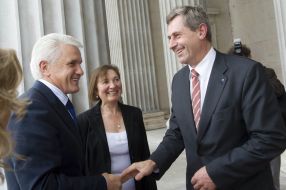 Владимир Литвин и Мартин Прайнедером