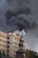 A fire in the Kharkov university