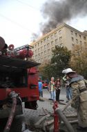 A fire in the Kharkov university