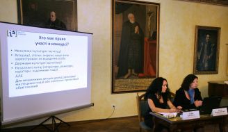 Olesya Ostrovskaya-Lyutaya and Tatyana Tregobchuk