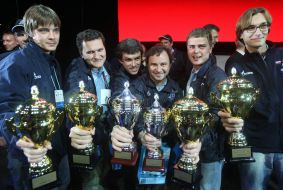 Winners of motor race