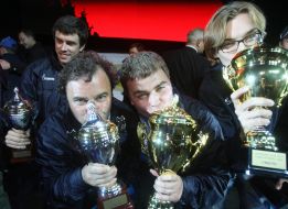 Winners of motor race