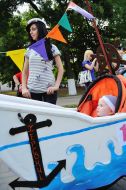 Participant in the parade, carnival