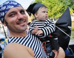 Participant in the parade, carnival