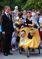 Participant in the parade, carnival