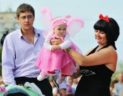 Participant in the parade, carnival