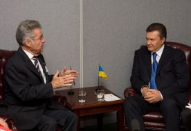 Viktor Yanukovich and Heinz Fischer
