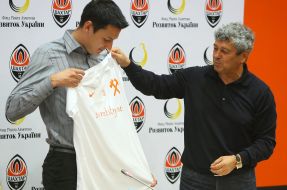 Mircea Lucescu and Rustam Khudzhamov