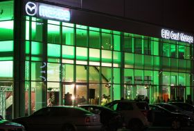 Opening of the new official dealer center Mazda