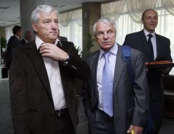 Petr Yushchenko, Grigoriy Omelchenko and Andrey Parubiy