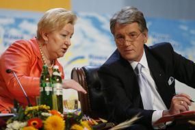 Viktor Yushchenko and Vera Ulyanchenko