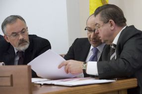 Gennadiy Kernes, Aleksey Pogribny and Dmitriy Tabachnik