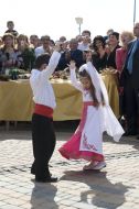 Participants of the festival of national cultures