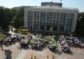 Participants of action «Cherkassy is the world city»