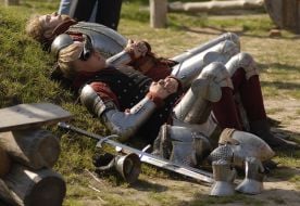 Participants of the festival ”Guests of ancient Kiev”