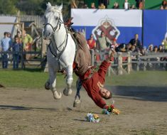 Participant of the festival ”Guests of ancient Kiev”