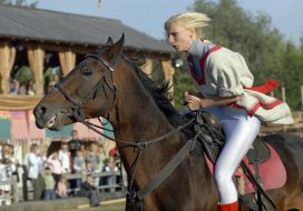 Participant of the festival ”Guests of ancient Kiev”