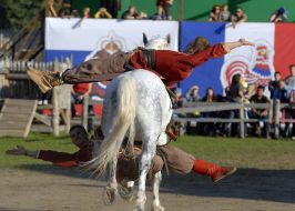 Participants of the festival ”Guests of ancient Kiev”