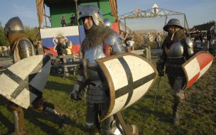 Participants of the festival ”Guests of ancient Kiev”