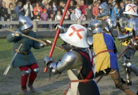 Participants of the festival ”Guests of ancient Kiev”