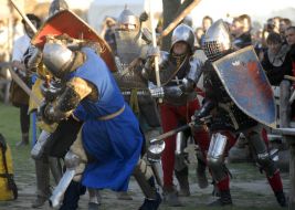 Participants of the festival ”Guests of ancient Kiev”