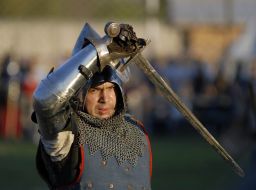 Participant of the festival ”Guests of ancient Kiev”