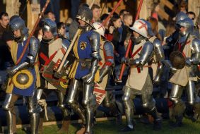 Participants of the festival ”Guests of ancient Kiev”