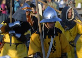 Participants of the festival ”Guests of ancient Kiev”