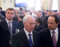 Сергей Левочкин, Николай Азаров и Сергей Тигипко