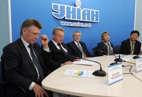 Участники пресс-конференции