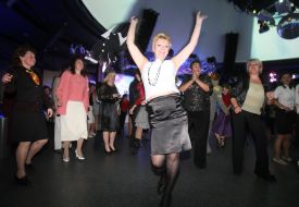 Participants of the dancing evening