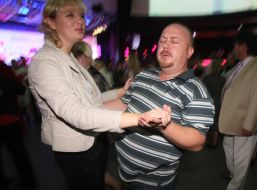 Participants of the dancing evening