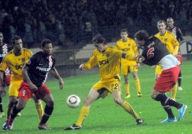 Milan Obradovic, Jeremain Lens and Marcus Berg
