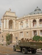 Shooting of film ”Once in Odessa”