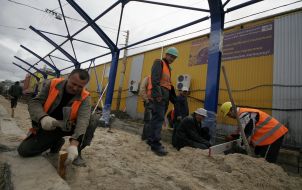 Reconstruction of light rail line